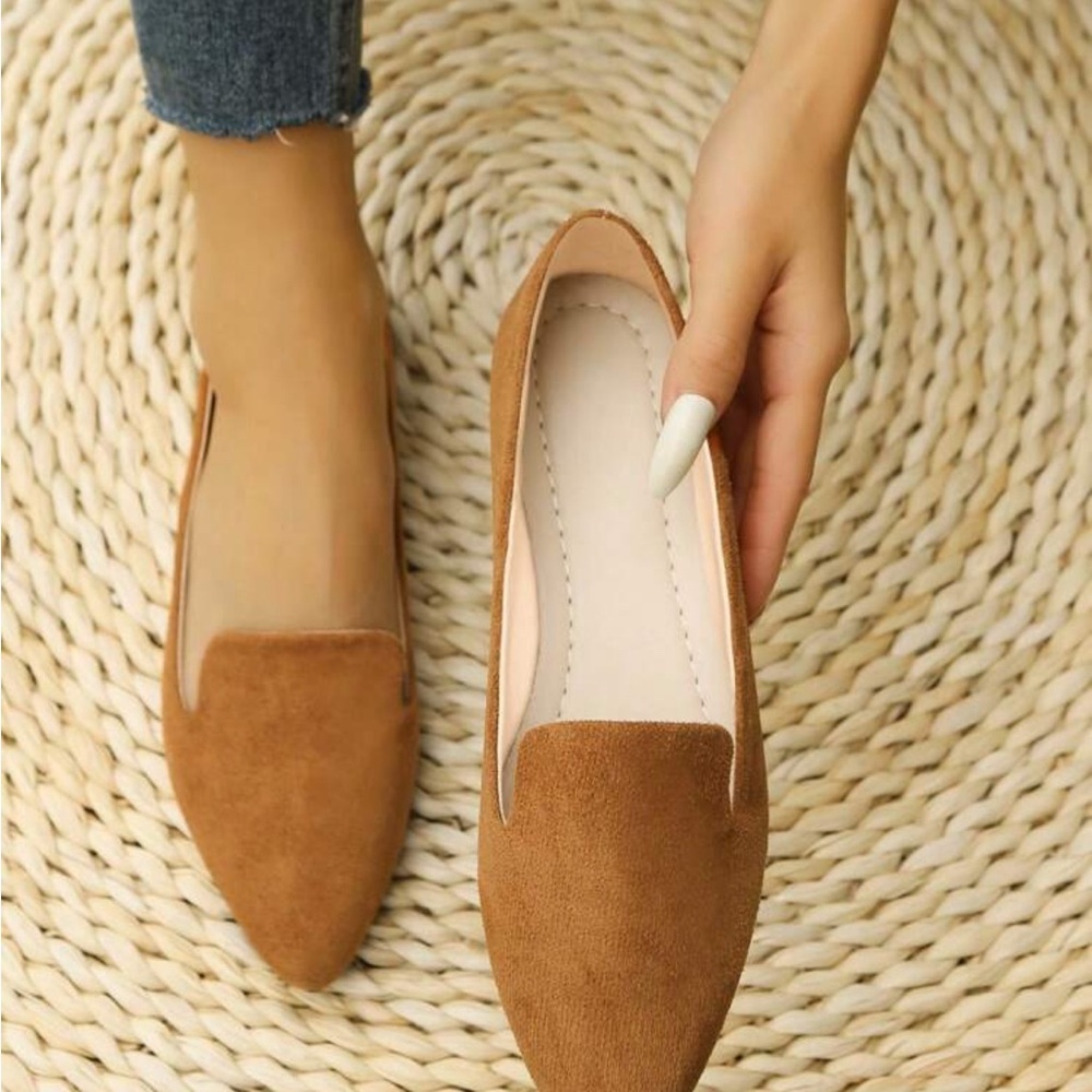 Elegant Brown Women's Flats